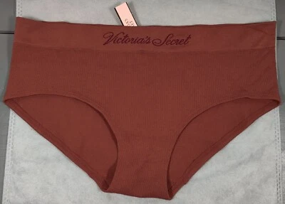 Victoria's Secret Hip Hugger Hipster Braguita Grande Nuevo con Etiquetas Tono Ocre Sólido Foto 1 de 3