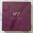 No7 Bold Burgundy Face &Eye Makeup Palette 6x0.8g Eyeshadows 2x 1.9g Highlighter