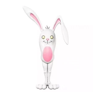 Mighty Jaxx Bunnywith By Alex Pardee Happy Rabbit White Figure Toys H18cm/7in - Imagen 1 de 3