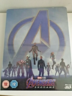 Avengers: Endgame 3D+2D Blu-Ray UK Limited Edition Exclusive Steelbook New&Seal+ - Image 1 of 4
