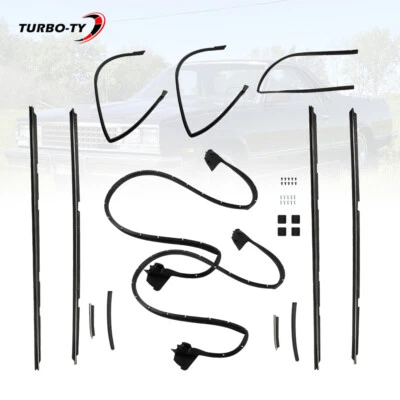 Weatherstripping Seals Kit Fit For GMC Caballero&Chevrolet El Camino 78-87 17PCS - Image 1 of 4