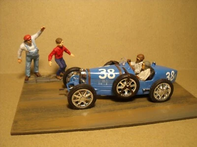 FIGURINES 1/43  SET 460  BUGATTI  TARGA  FLORIO  VROOM  NOT PEINT  FOR  ELIGOR - Photo 1/4