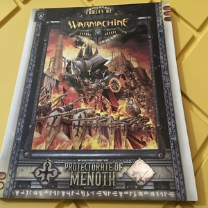 Forces of Warmachine: PROTECTORATE of MENOTH PIP 1027 Softcover Book R-1 - Picture 1 of 3