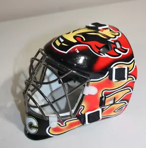 Calgary Flames Franklin NHL Hockey Team Mini Goalie Mask - Picture 1 of 6