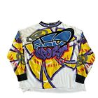 Vintage 90s AXO Sports International Graffiti Moto Cross Supercross Jersey M/L