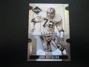JOHN MATUSZAK 2008 LIMITED LEGEND SILVER SPOTLIGHT SCHEDA INSERTO PARALLELO #1/99 - Foto 1 di 4