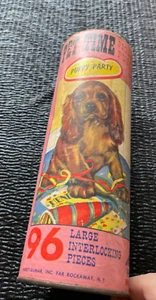 Just The Can Vintage 1963 Pet Time Puppy Party 96 Pc Jigsaw Puzzle Dogs #436 - Picture 1 of 3