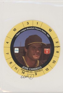 1991 Cadaco Game Discs Jose Canseco