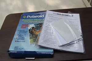 Carta fotografica lucida Polaroid 20 fogli 8,5" x 11" e 30 fogli 4" x 6" - Foto 1 di 11