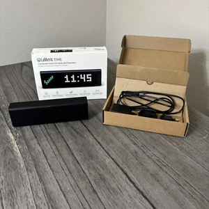 LaMetric TIME Wi-Fi Clock for Smart Home Digital Alarm Clock LM 37X8 Black - Picture 1 of 19