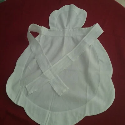 Elégant tablier de soubrette 1920, très bonnes finitions coutures. (3) - Photo 1/4