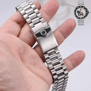 20 mm Edelstahl Uhrenarmband Armband für Tag Heuer Armband Silber Uhrenarmbänder - Bild 1 von 25
