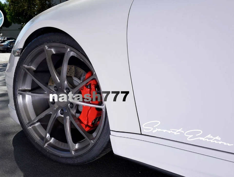 SPORT Edition Performance coche calcomanía pegatina emblema logotipo BLANCO (Se adapta a: BMW M3 M5 Foto 1 de 1