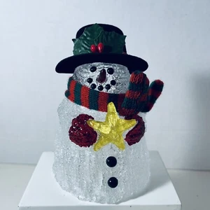AVON Vintage Chilly Sam Snowman Night Light   5" T x 3 1/4" W 1999 New In Box - Picture 1 of 6