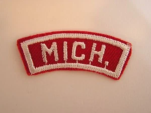 Boy Scout Michigan (Mich.) State Shoulder Strip Patch - MINT - Picture 1 of 3