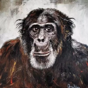 Mario Balsamo title Head Study of my Cousin, original oil painting on canvas - Picture 1 of 1