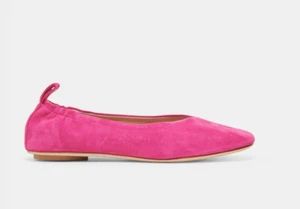 Dolca Vita Vinnie Ballerinas fuchsiafarbenes Wildleder brandneu Schuh im Karton Damengröße 9 - Bild 1 von 22