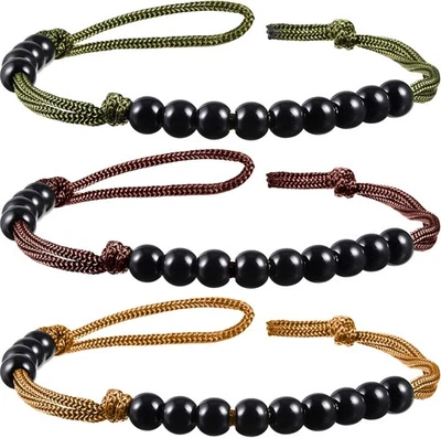 3 Pieces Pace Beads Cord Beads Pace Counter for Camping Hiking Outdoor Accessori - Image 1 of 4