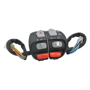 Motorcycle Handlebar Switch Pair with 8 Pin Connector for Electric Scooter Use - Picture 1 of 8