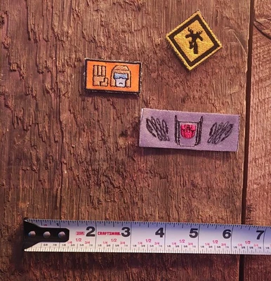 Transformers mixt and match IDW Megatron iron on patches lot 3 - Image 1 of 4