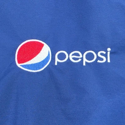 Chaqueta Pepsi Bordada Logo Azul Nylon Forrada de Vellón con Cremallera para Hombres XL Foto 1 de 4