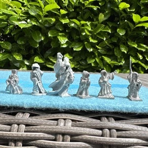 6 Nazgul Wraiths Figures job lot Lord Of The Rings Vintage Pre Slot Metal Wraith - Picture 1 of 8