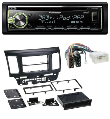 Pioneer DAB USB MP3 AUX CD Autoradio für Mitsubishi Evo Lancer (ab 2008) - Bild 1 von 4