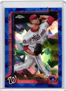 2025 Topps Chrome Sapphire MacKenzie Gore #160 Washington Nationals - Bild 1 von 2