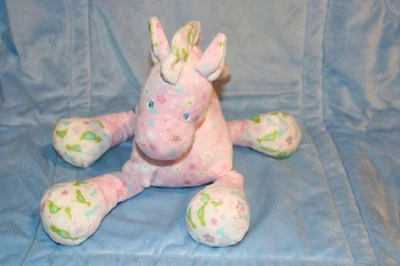 Mary Meyer Baby Pink Floral Horse Plush Pony Stuffed Animal Lovey - image 1 of 3
