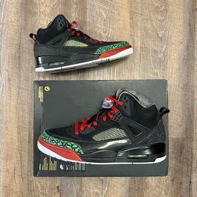 Nike Air Jordan Spizike OG Black Varsity Red Green Size 10 Sneakers 315371-026 - Image 1 of 4