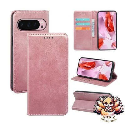 NEW Rose Gold Case for Google Pixel 10/Pixel 10 Pro Flip-Style Notebook Phone - Image 1 of 4