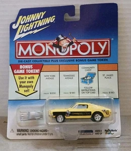 Playing Mantis JOHNNY LIGHTNING Monopoly COMMUNITY CHEST Mustang 1:64 Scale  - Picture 1 of 5