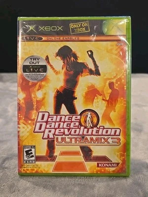 Dance Dance Revolution Ultramix 3 Microsoft Xbox 2005 Factory Sealed New NOS NIB - Image 1 of 4