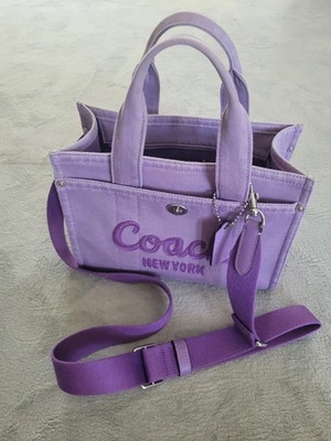 Bolso Coach Denium púrpura Foto 1 de 4