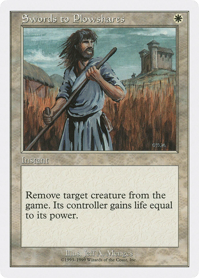 Swords to Plowshares (HP) Battle Royale Box Set BRB Magic MTG - Image 1 of 1