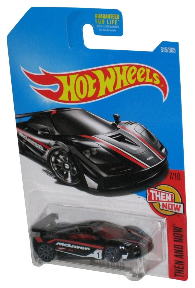 Coche McLaren F1 GTR 315/365 negro Hot Wheels entonces y ahora 7/10 (2015) Foto 1 de 1