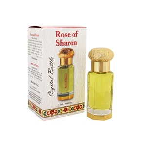 Botella de vidrio de aceite de unción consagrada aromática rosa de Sharon 12 ml/0,4 fl. oz - Imagen 1 de 5