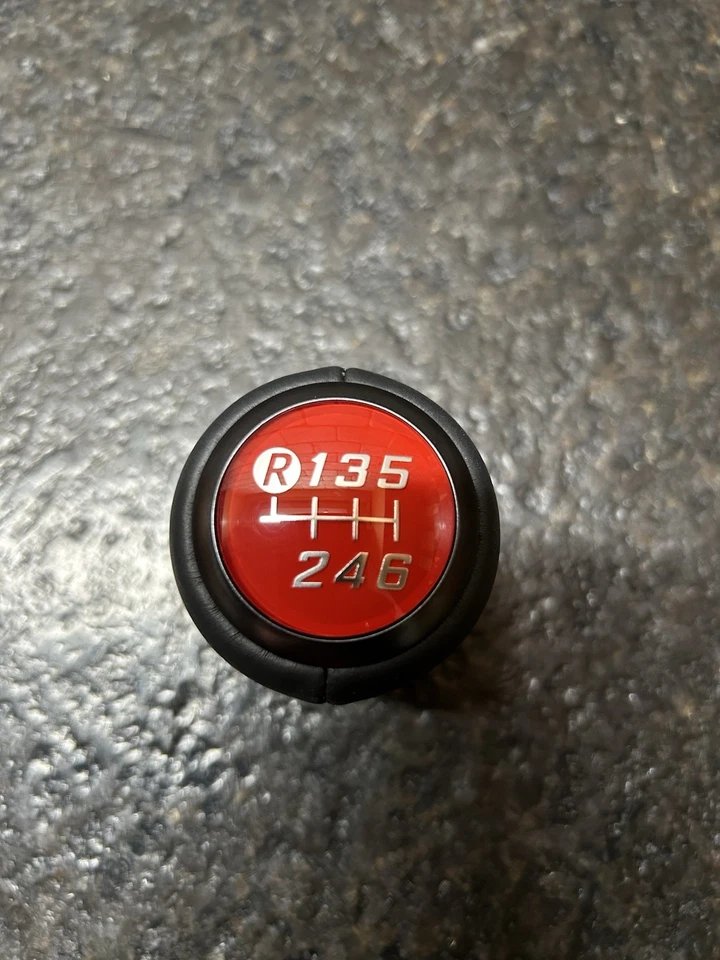 2022 2023 2024 SUBARU BRZ perilla de cambio de 6 velocidades (rojo) Foto 1 de 4