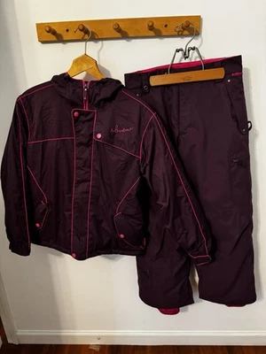 Conjunto de pantalones y chaqueta de snowboard Burton XL púrpura en muy buen estado Foto 1 de 4