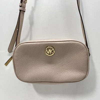 Michael Kors Pink Leather Small Crossbody Bag - Image 1 of 4