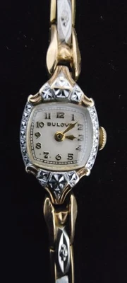 Reloj Bulova Mujer Vintage 1943 Relleno Oro 10K. Funciona muy bien. Foto 1 de 4