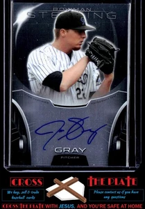 Bowman Sterling Prospect 2013 automático Jonathan Gray Rockies #BSAP-JG # - Imagen 1 de 2
