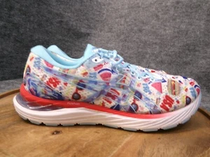 Asics Womens Gel Cumulus 23 USA Red Blue White Running Shoes Size 11 US 1012B128 - Picture 1 of 12