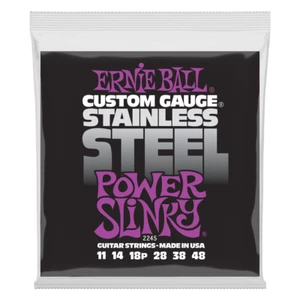 Ernie Ball Stainless Steel Power Slinky 11-48 Electric Guitar Strings 1-6 Pack - Picture 1 of 1