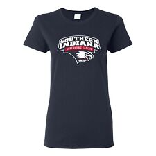 Southern Indiana Screaming Eagles Arch Logo Ladies T-Shirt - Navy