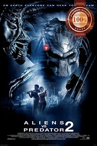 ALIEN VS PREDATOR 2 AVP 2007 OFFICIAL ORIGINAL CINEMA MOVIE PRINT PREMIUM POSTER - Picture 1 of 6