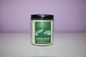 Bath and body works Kerze Stress Relief Eucalyptus + Spearmint 198g Neu - Bild 1 von 4