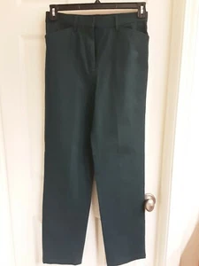 Jones New York Pants, Women's Size 6 Hunter Green Casual, Straight Leg, NWOT  - Picture 1 of 4
