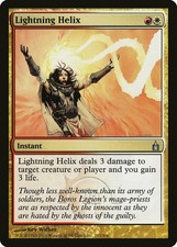 Lightning Helix Ravnica: City of Guilds NM White Red Uncommon CARD ABUGames