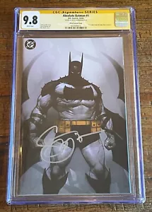 ABSOLUTE BATMAN #1 CGC SS 9.8 SCOTT SNYDER SIGNED OLIVER MEGACON VIRGIN VARIANT - Picture 1 of 2